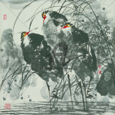 Three Herons 三思图 （No.1900202752)