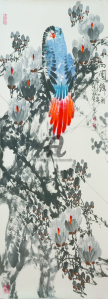 Beautiful feather in the western garden 西园锦羽 （No.1900202702)