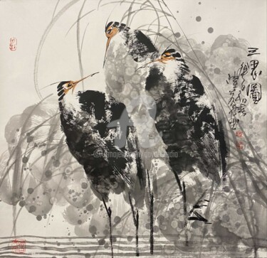 Three Herons 三思图 （No.1877202388)