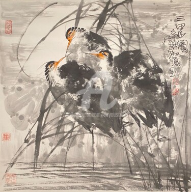 Three Herons 三思图 （No.1877202968)