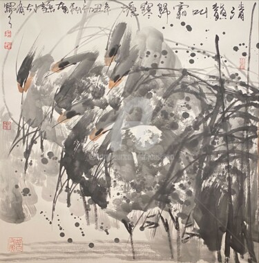Cold pond 清韵叫霸归寒塘 （No.1877202977)