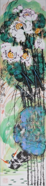 Wind through the lotus pond 荷风清露 （No.1688202044)