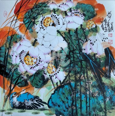 Beautiful rhythm in the lotus pond 荷韵 （No.1688202134)