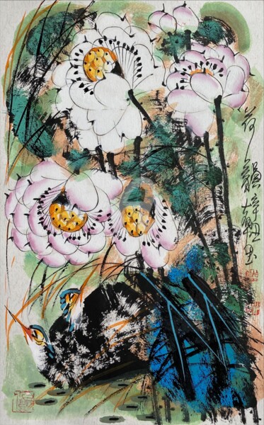 Beautiful rhythm in the lotus pond 荷韵 （No.1688202171)