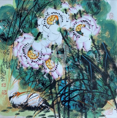Beautiful rhythm in the lotus pond 荷韵 （No.1688202224)
