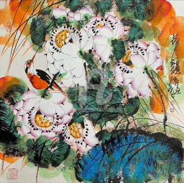Beautiful rhythm in the lotus pond 荷韵 （No.1688202859)