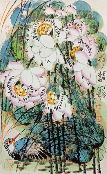 Beautiful rhythm in the lotus pond 荷韵 （No.1690202082)